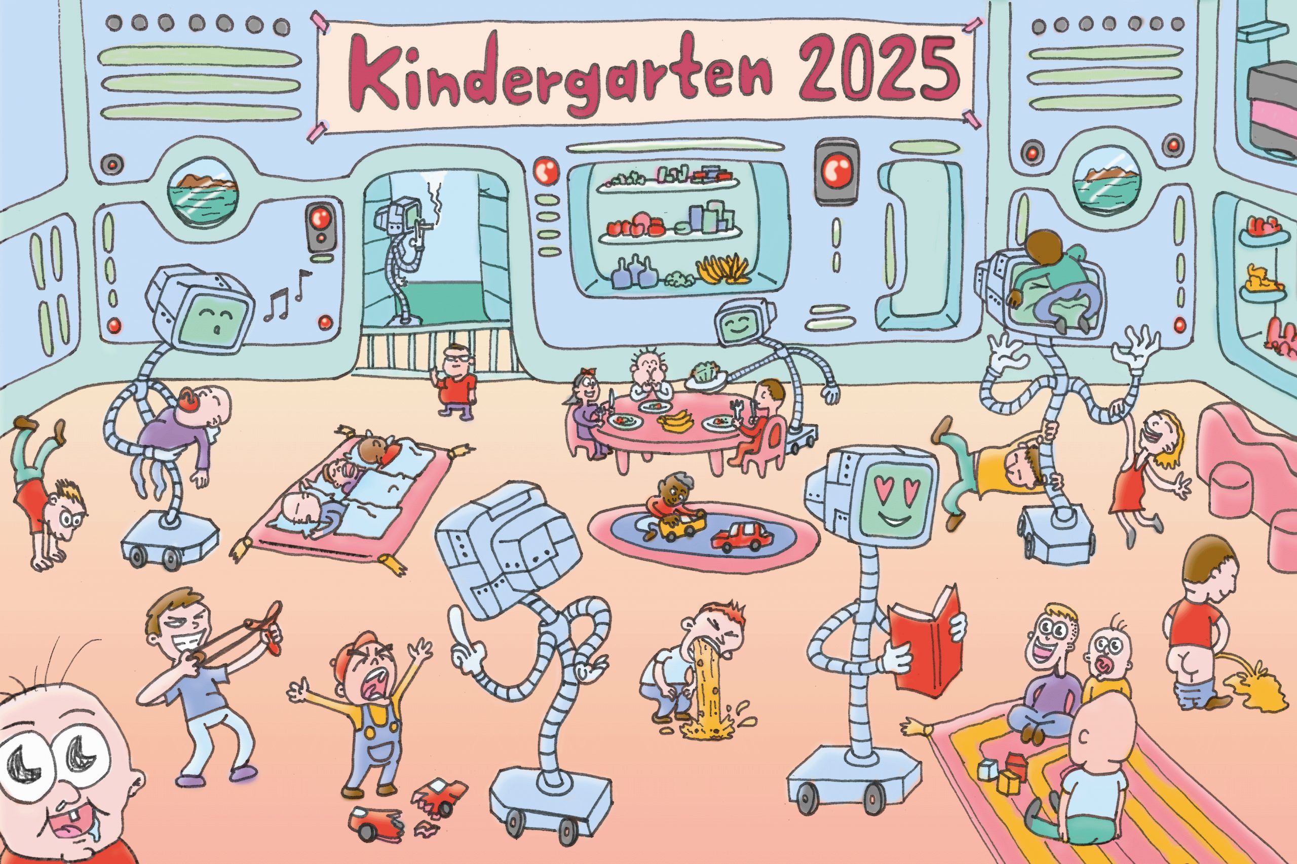 Kindergarten 2030 Ansicht groß